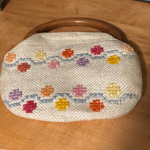 Handbags - Vintage embroidered purse